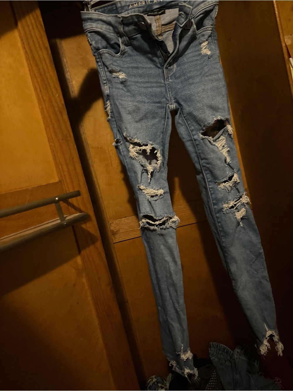 American Eagle Outfitters Light Blue Denim Jeans